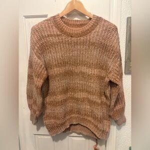 SO Women's Tan Knit Sweater